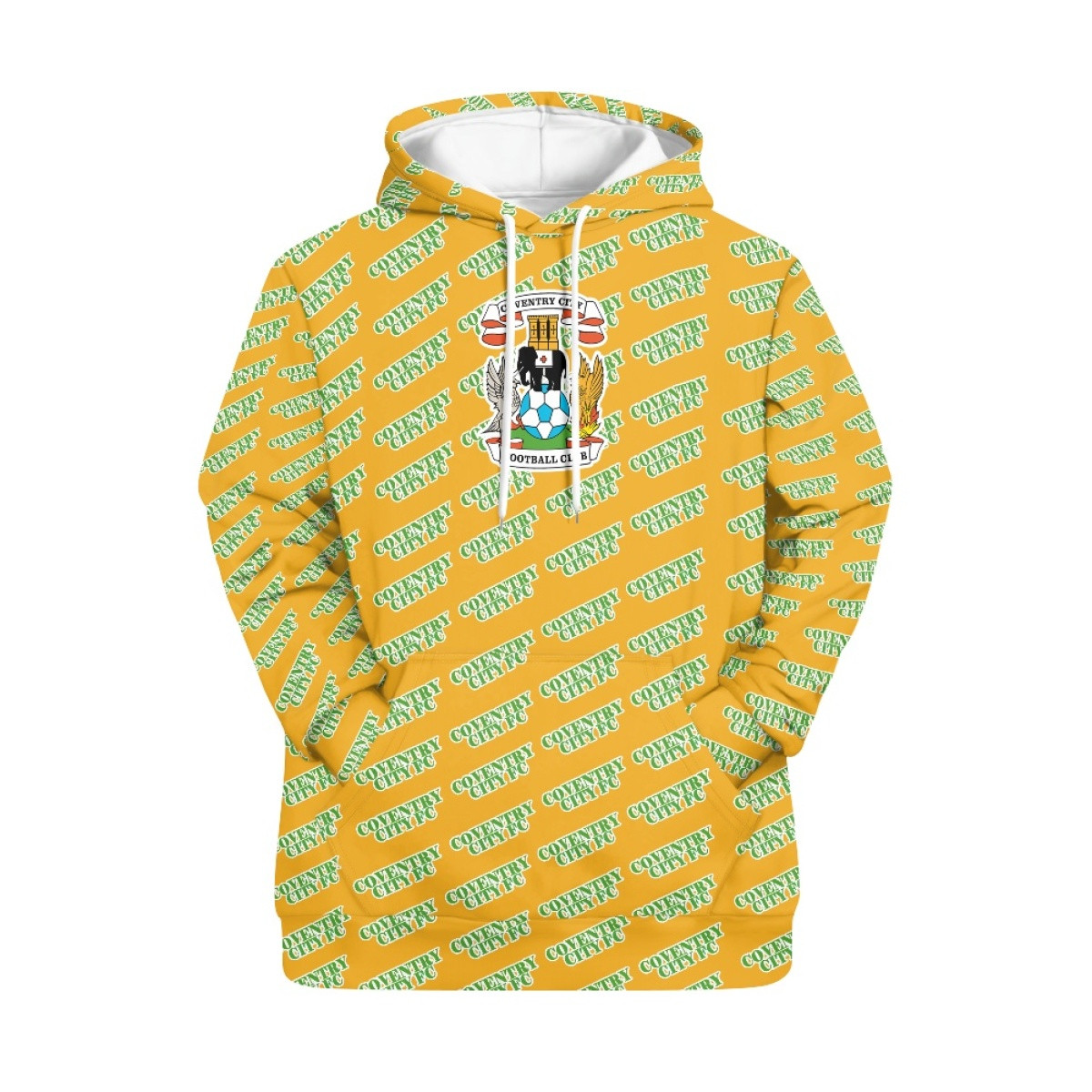 Coventry City FC Hoodie Pullover - Coventry Football Club Medley Monogram Wordmark