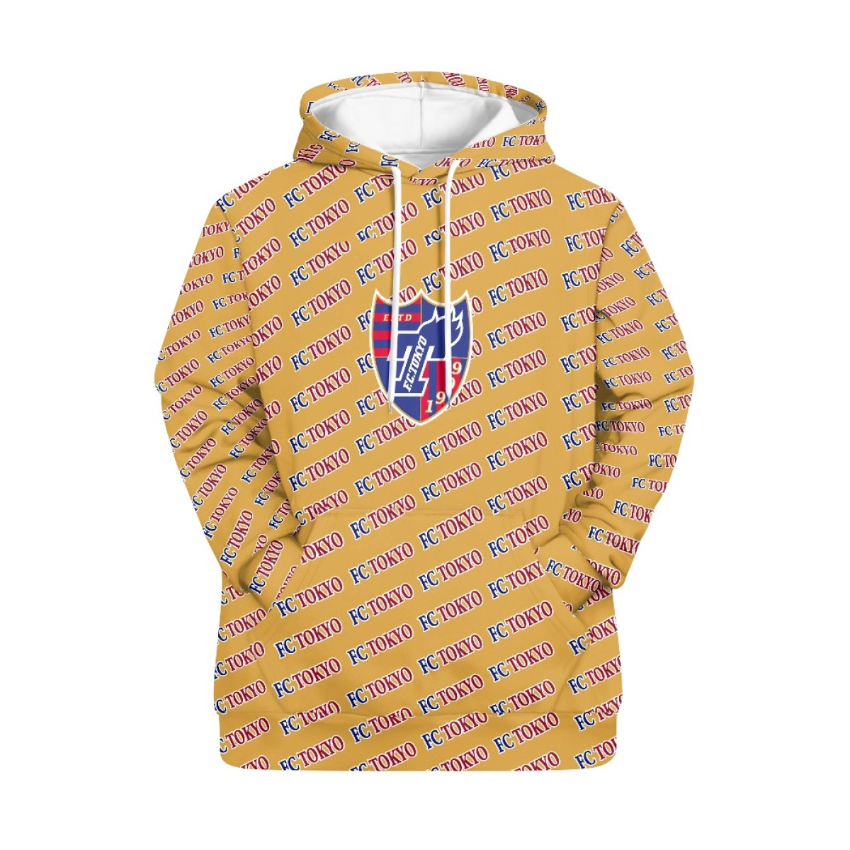 FC Tokyo Hoodie Pullover - FCTokyo Football Club Medley Monogram Wordmark