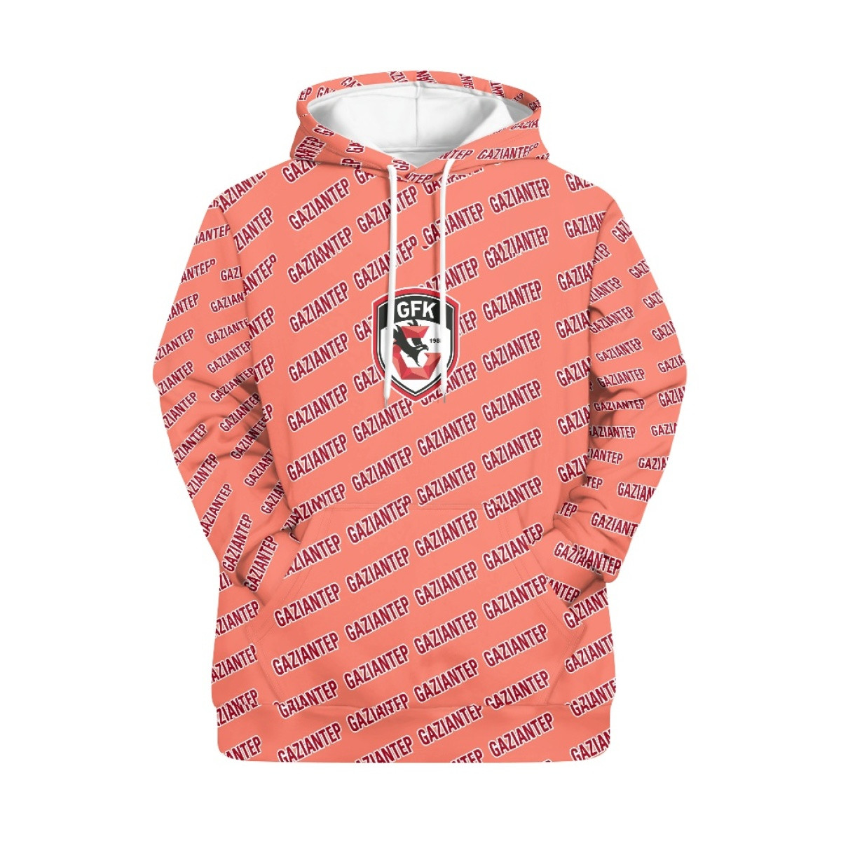 Gaziantep FK Hoodie Pullover - Gaziantep Football Club Medley Monogram Wordmark
