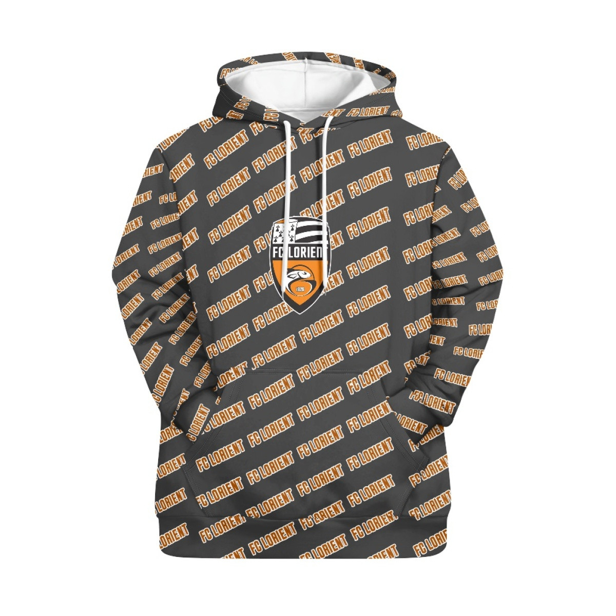 FC Lorient Football Club Hoodie Pullover - Lorient Football Club Medley Monogram Wordmark