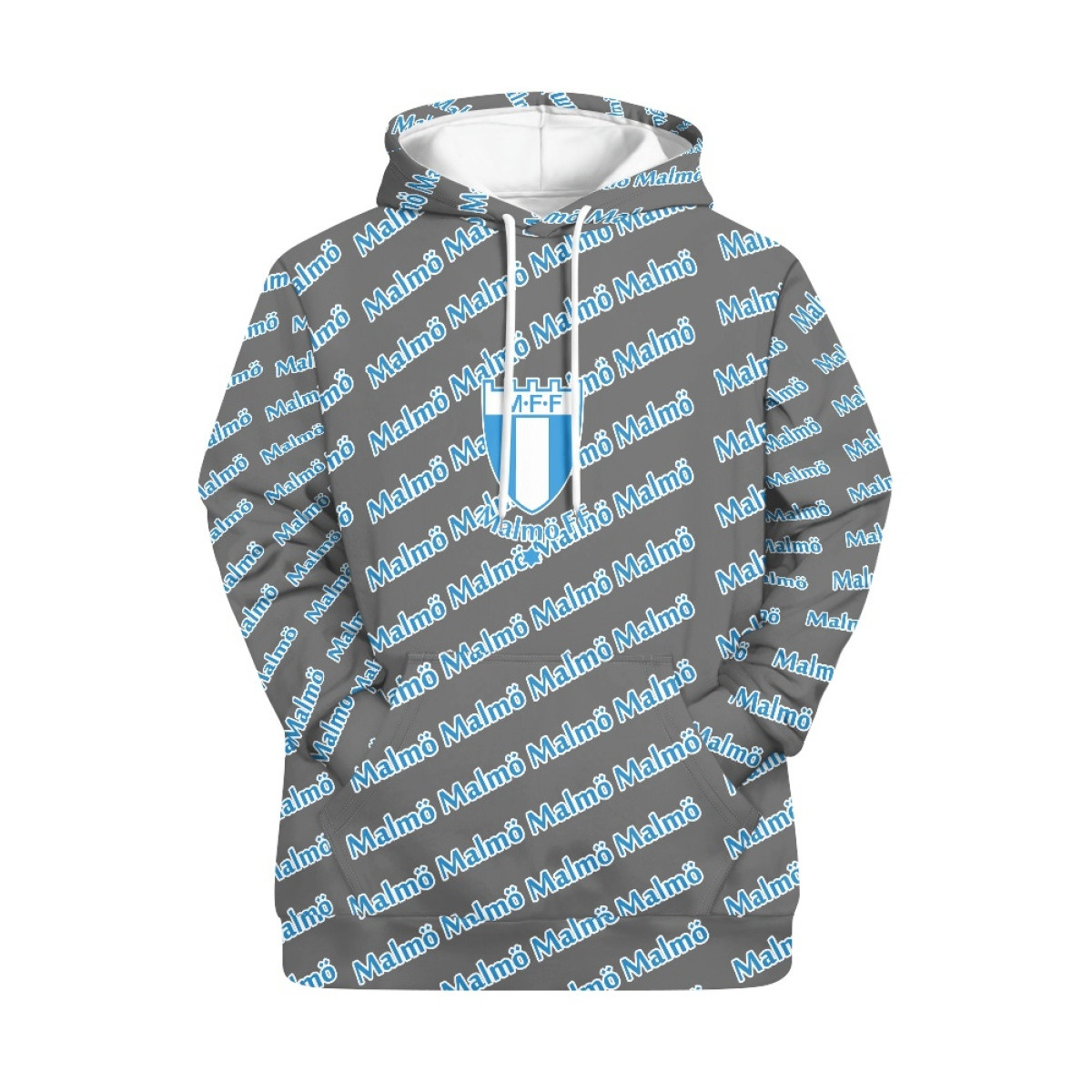 Malmo FF Hoodie Pullover - Malmo Football Club Medley Monogram Wordmark