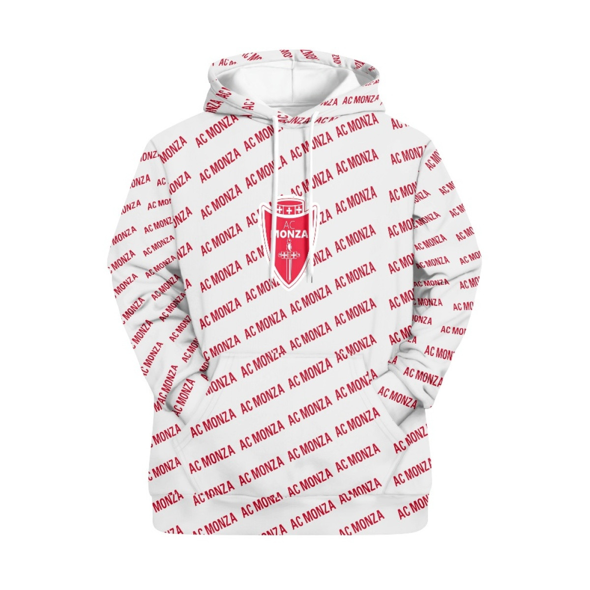 AC Monza Football Club Hoodie Pullover - Monza Football Club Medley Monogram Wordmark