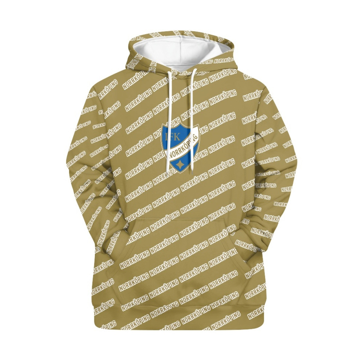 IFK Norrkoping Hoodie Pullover - Norrkoping Football Club Medley Monogram Wordmark