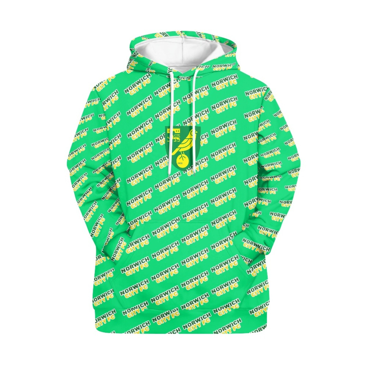 Norwich City FC Hoodie Pullover - Norwich Football Club Medley Monogram Wordmark