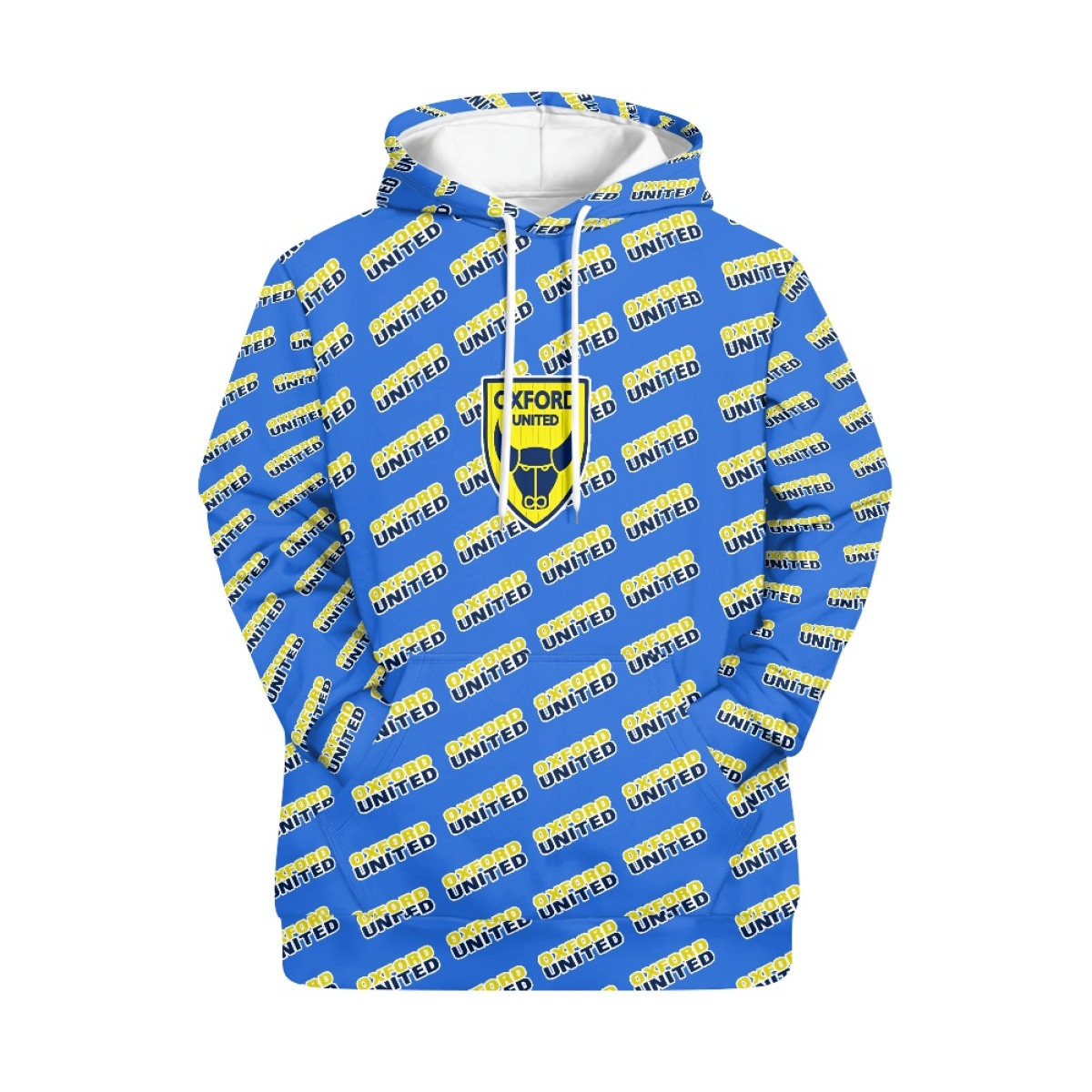 Oxford United FC Hoodie Pullover - Oxford Football Club Medley Monogram Wordmark