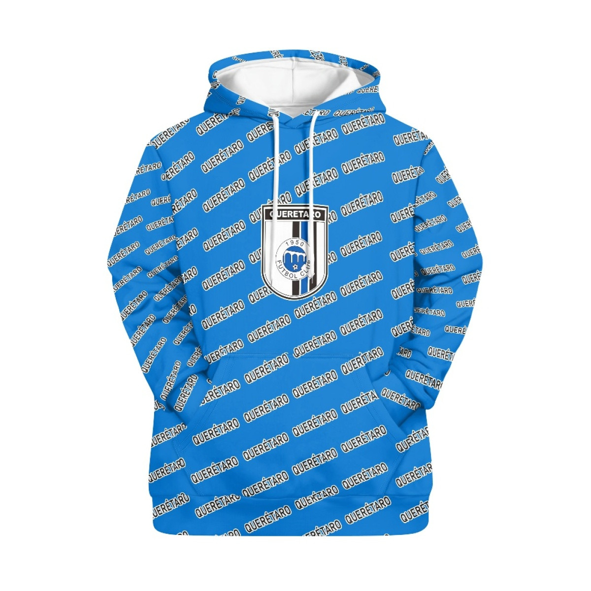 Queretaro FC Hoodie Pullover - Queretaro Football Club Medley Monogram Wordmark