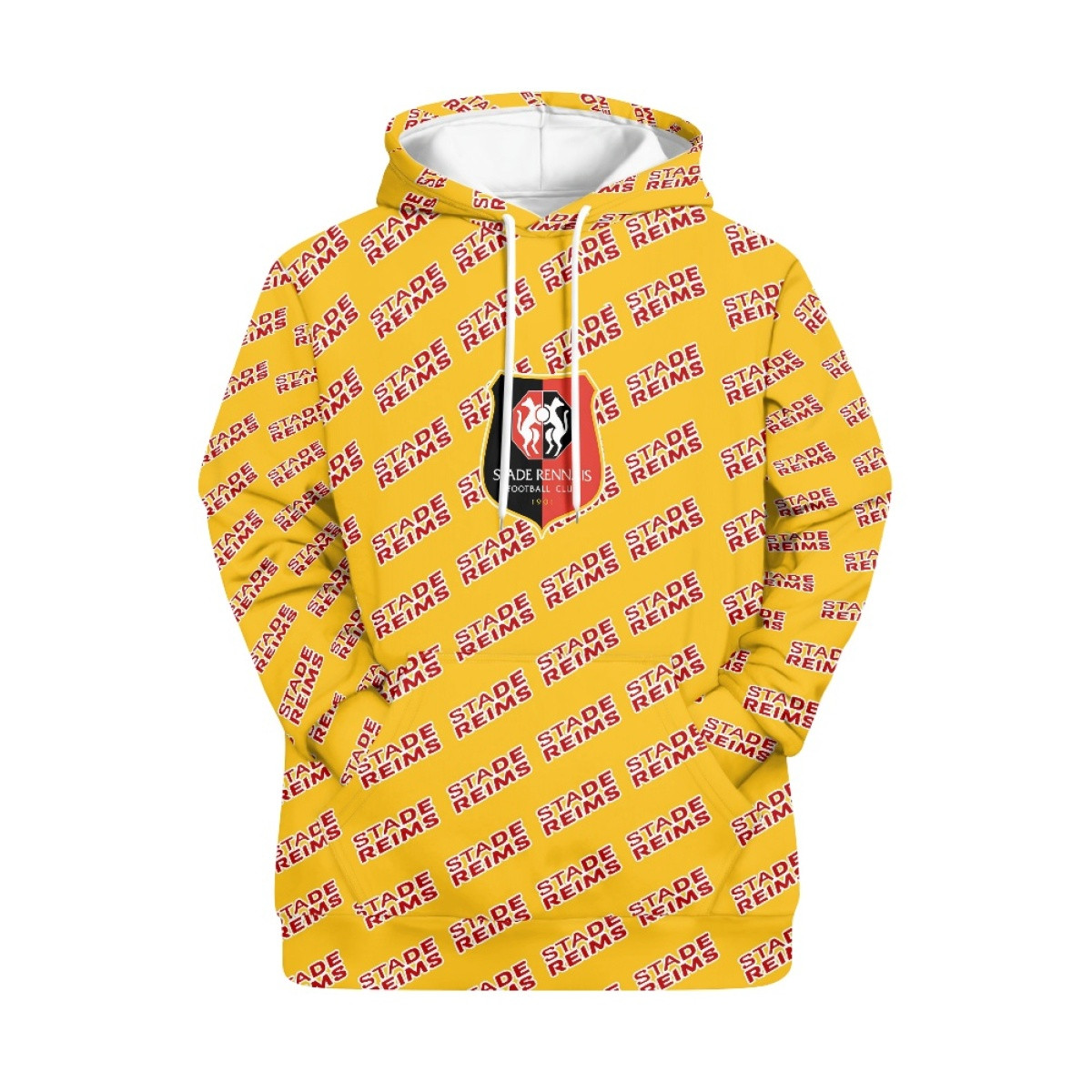 Stade Rennais FC Football Club Hoodie Pullover - Rennais Football Club Medley Monogram Wordmark
