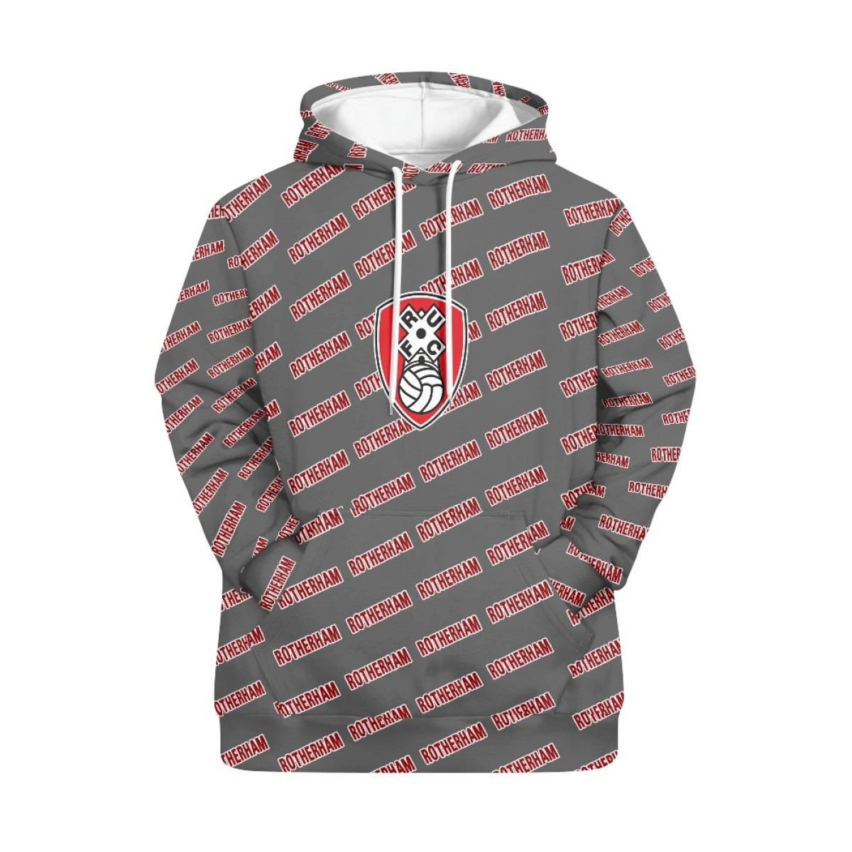 Rotherham United FC Hoodie Pullover - Rotherham Football Club Medley Monogram Wordmark