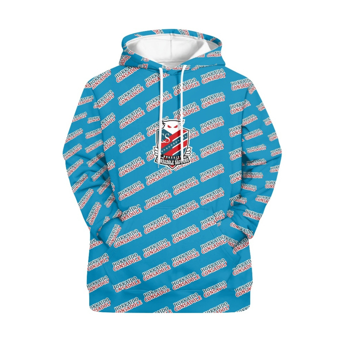 Hokkaido Consadole Sapporo Hoodie Pullover - Sapporo Football Club Medley Monogram Wordmark