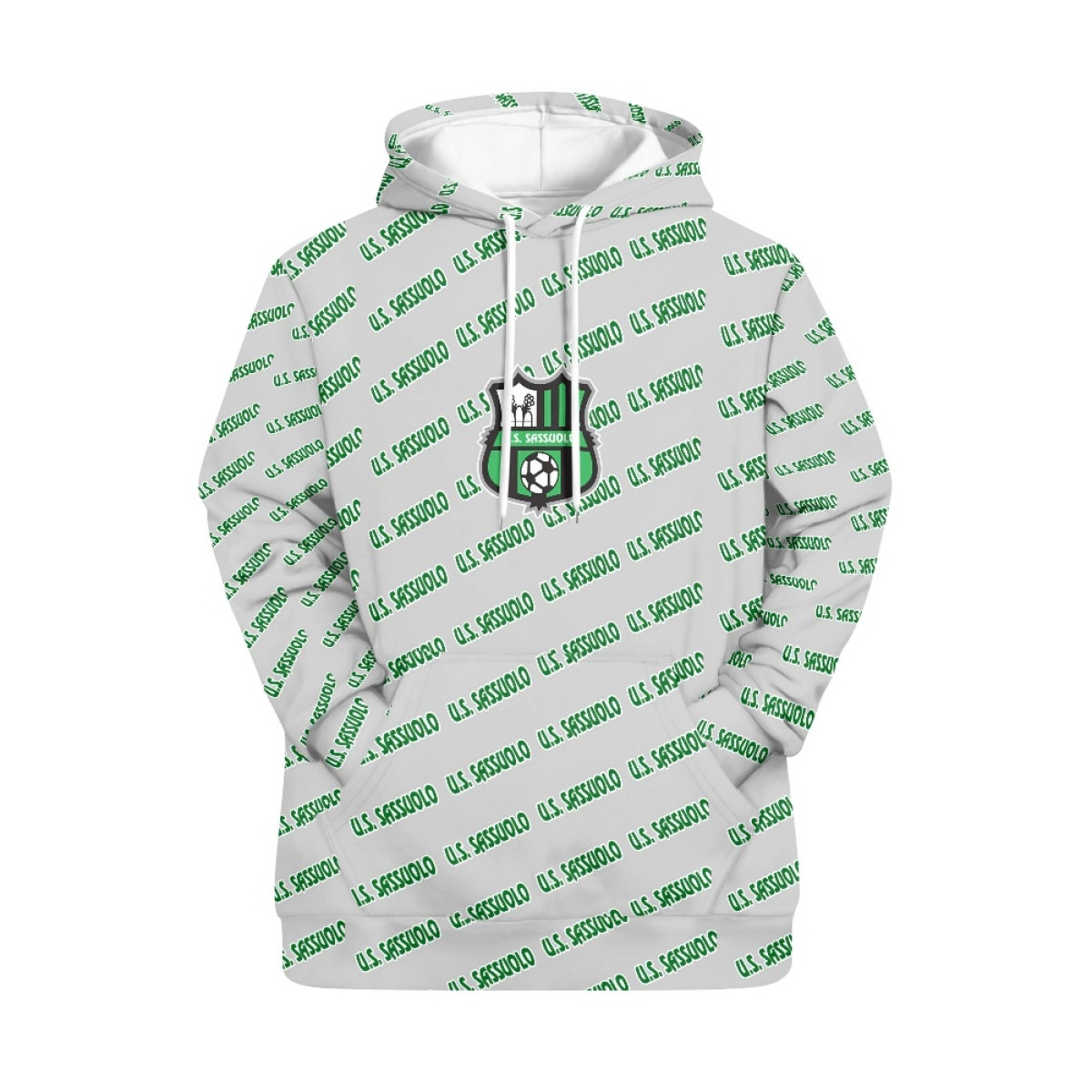 US Sassuolo Calcio Football Club Hoodie Pullover - Sassuolo Football Club Medley Monogram Wordmark