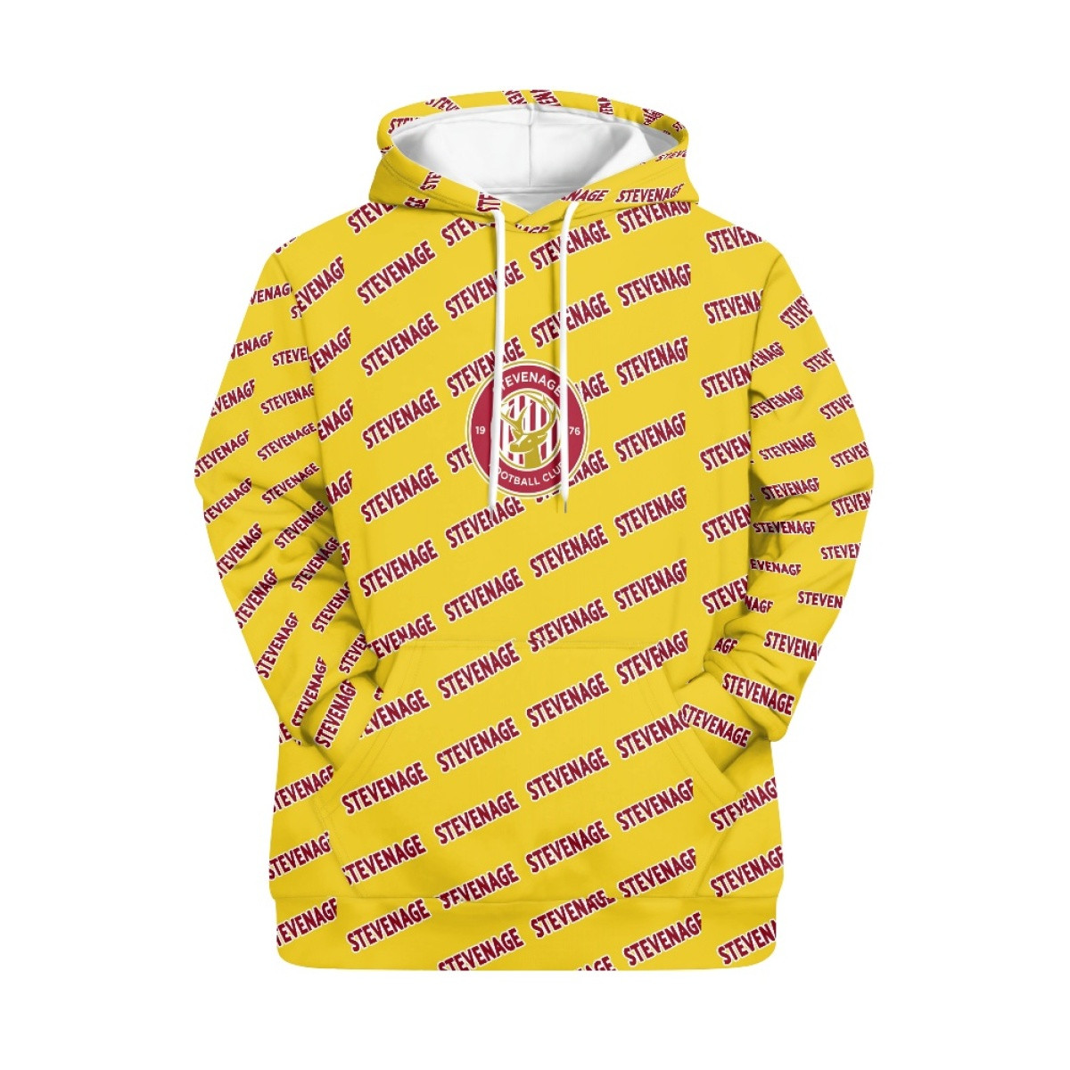 Stevenage FC Hoodie Pullover - Stevenage Football Club Medley Monogram Wordmark