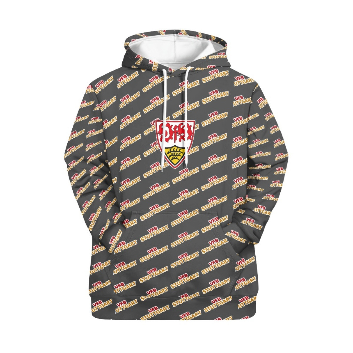 VFB Stuttgart Football Club Hoodie Pullover - Stuttgart Football Club Medley Monogram Wordmark