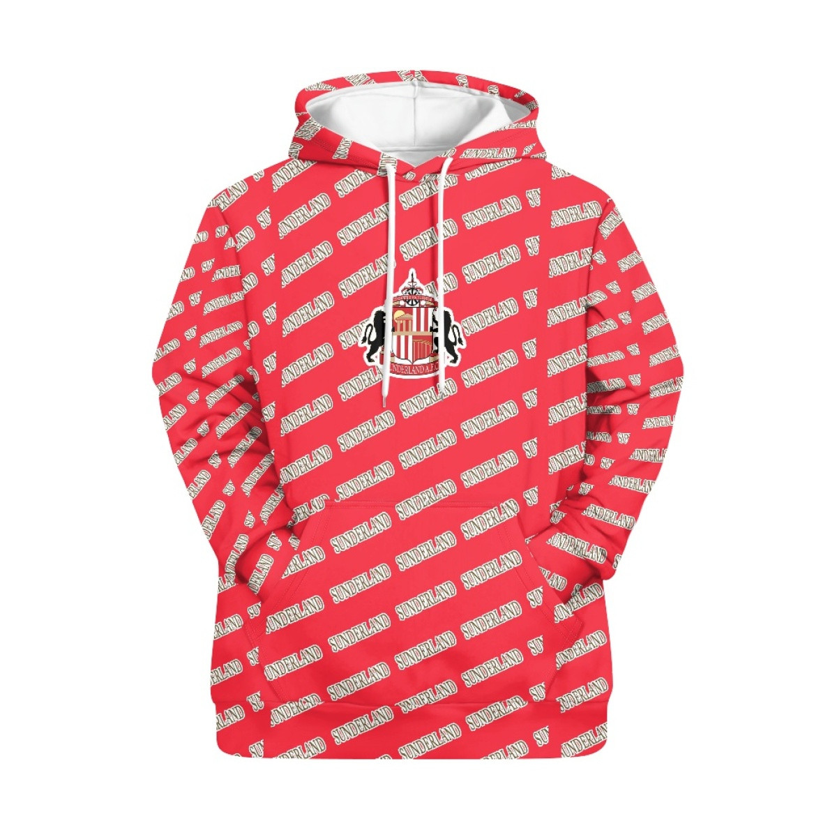 Sunderland AFC Hoodie Pullover - Sunderland Football Club Medley Monogram Wordmark