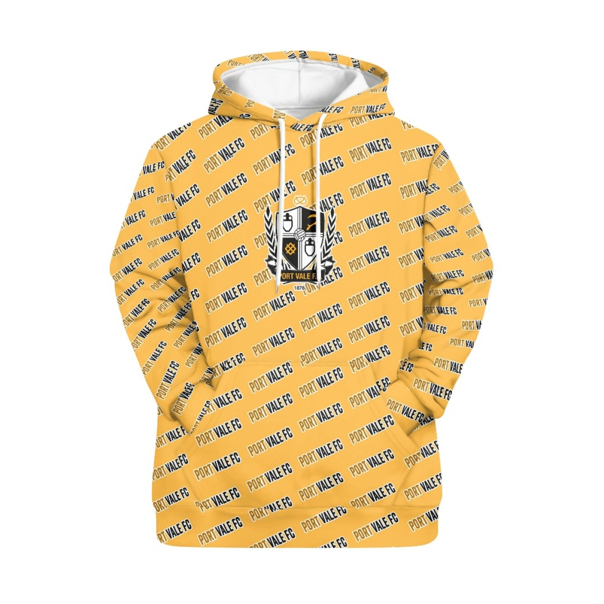 Port Vale FC Hoodie Pullover - Vale Football Club Medley Monogram Wordmark