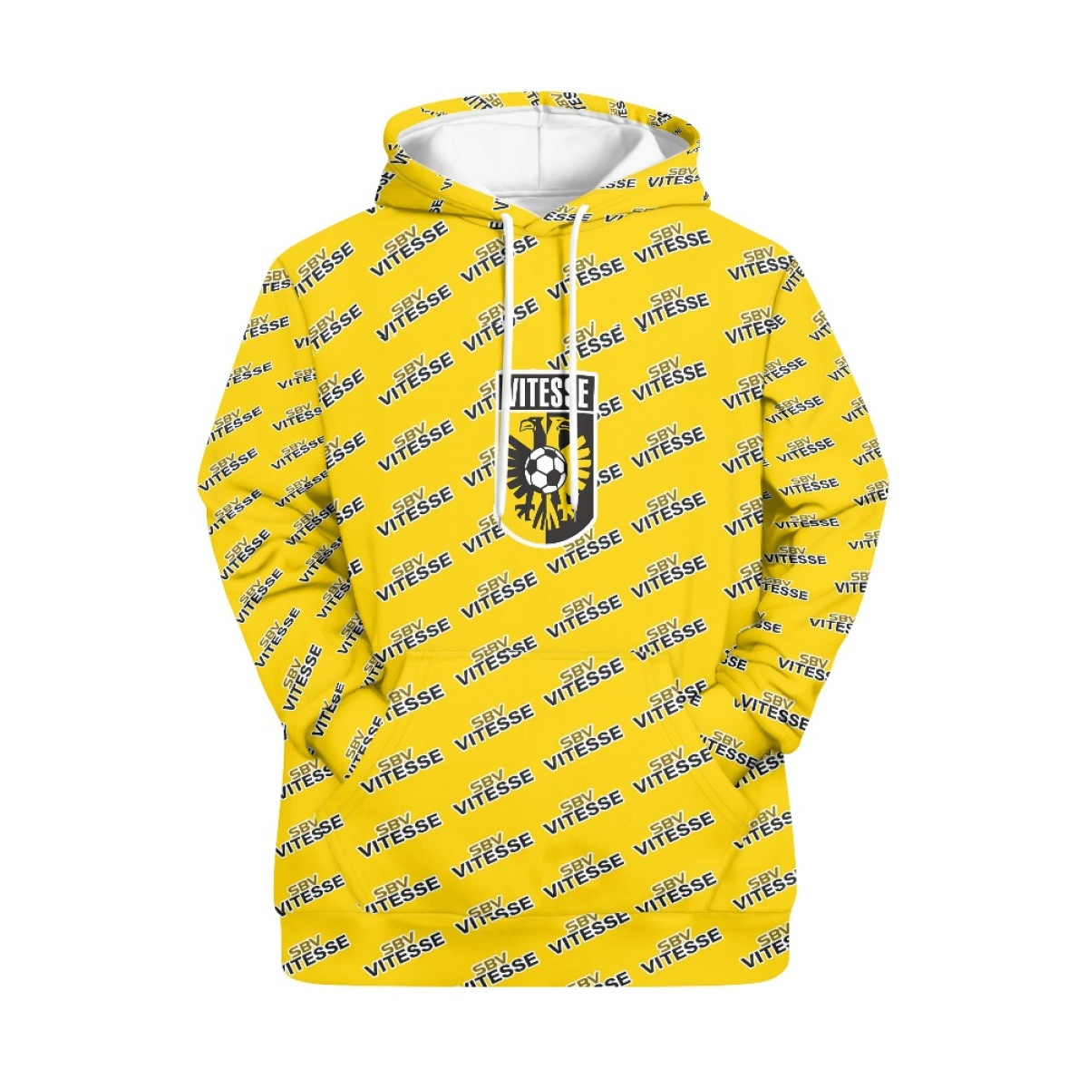 SBV Vitesse Hoodie Pullover - Vitesse Football Club Medley Monogram Wordmark