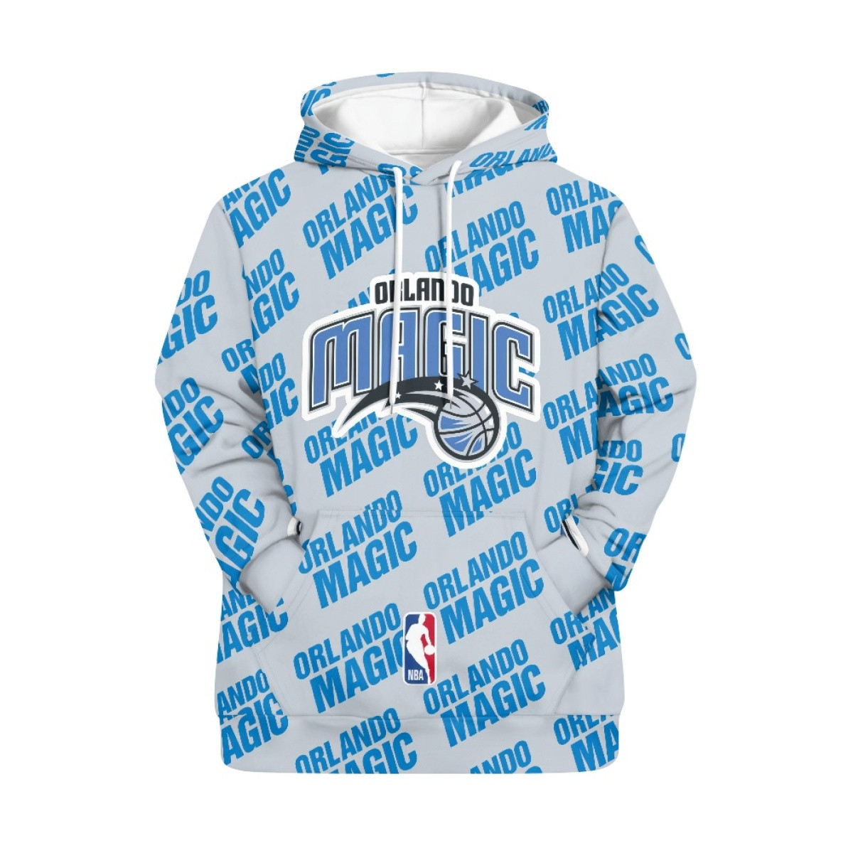 NBA Orlando Magic Hoodie Pullover - Orlando Magic Medley Monogram Wordmark