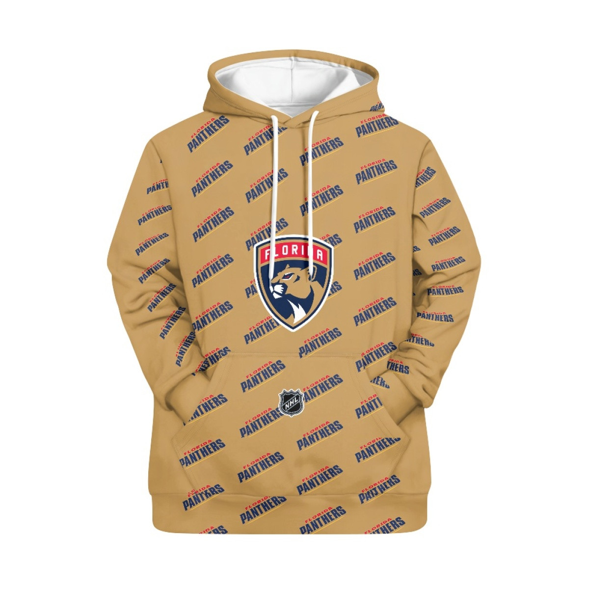 NHL Florida Panthers Hoodie Pullover - Florida Panthers Medley Monogram Wordmark
