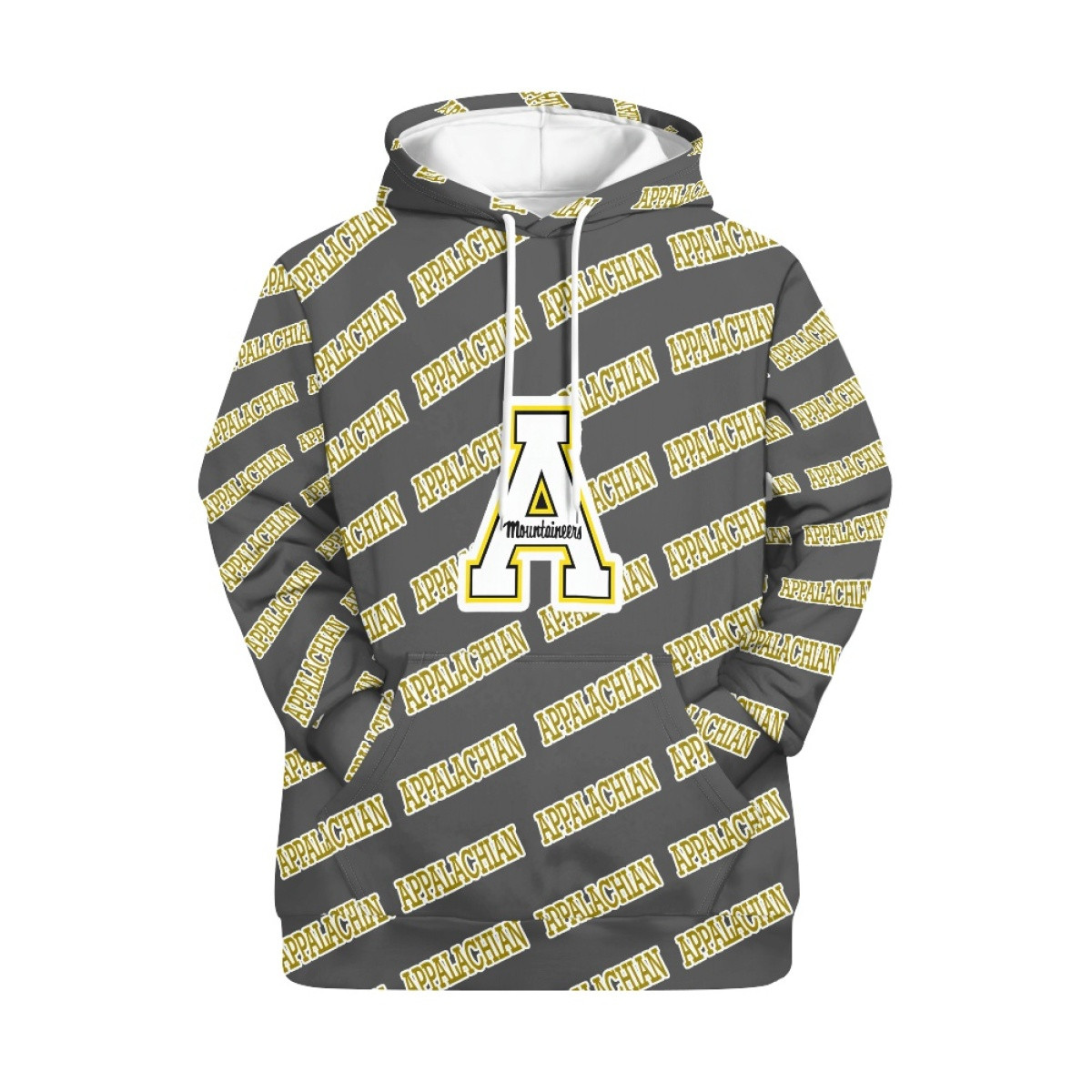 Appalachian State Mountaineers Hoodie Pullover - Appalachian State Mountaineers College Football Medley Monogram Wordmark
