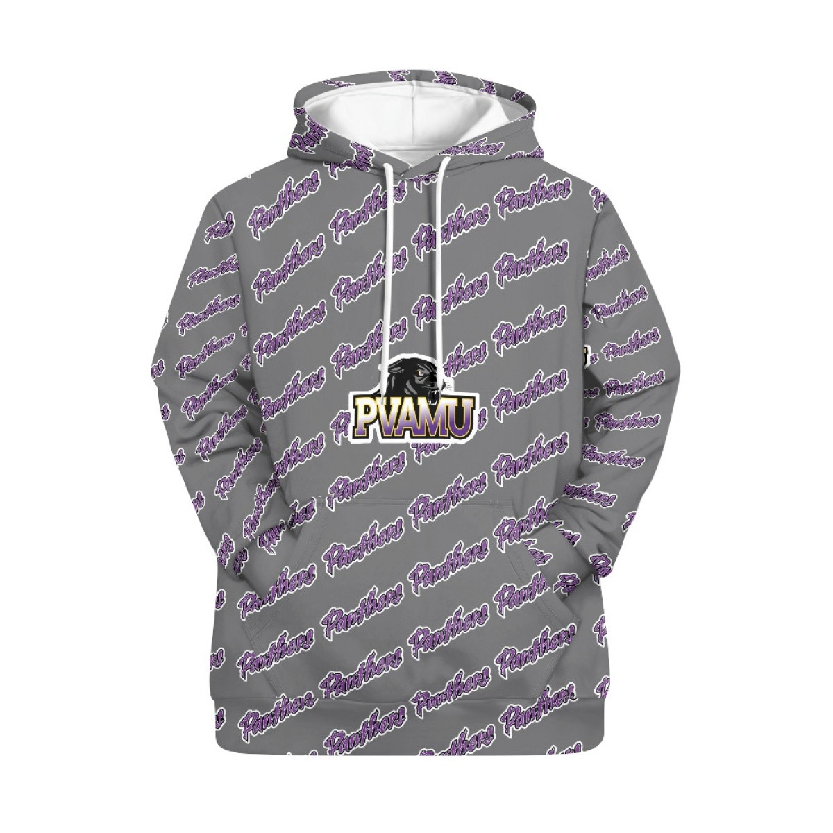Prairie View A&M Panthers Hoodie Pullover - Prairie View A&M University Panthers College Football Medley Monogram Wordmark