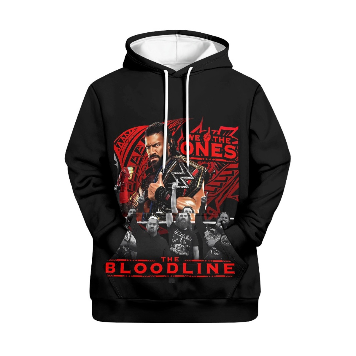 WWE Roman Reigns Hoodie Pullover - Roman Reigns The Bloodline