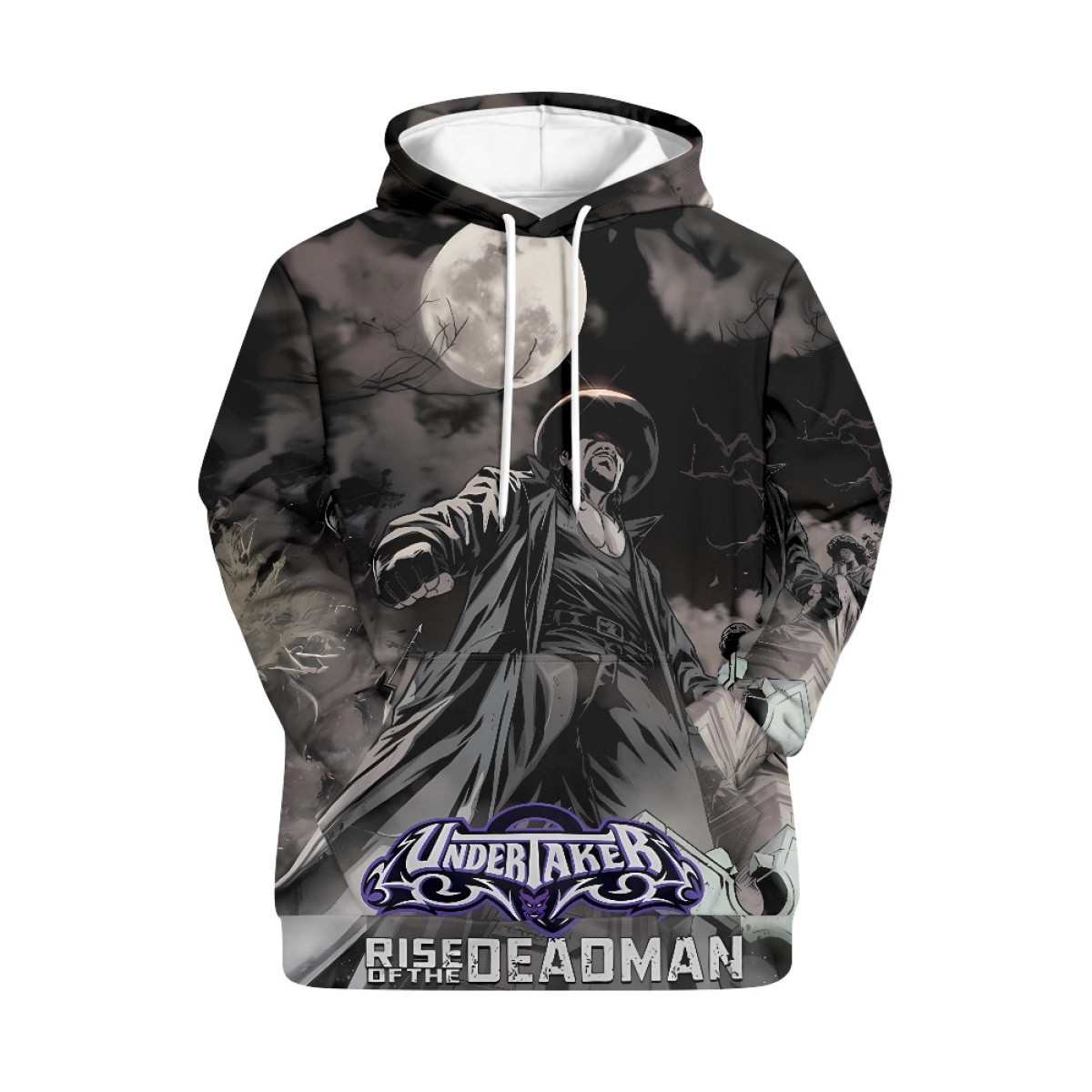 WWE The Undertaker Hoodie Pullover - The Undertaker Deadman Poster