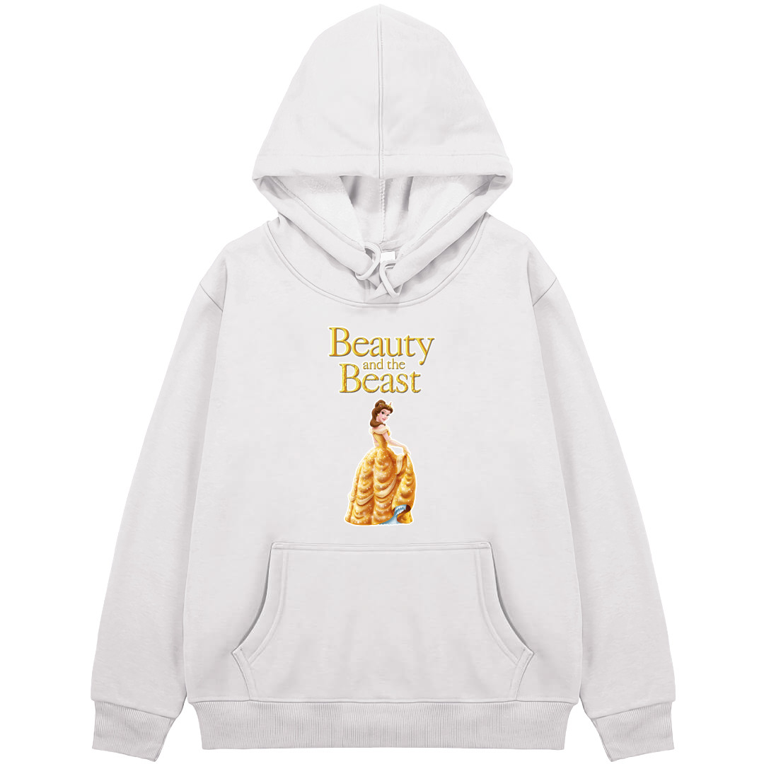 Beauty And The Beast Belle Hoodie Hooded Sweatshirt Sweater Jacket - Belle Wearing Sparkling Yellow Dress