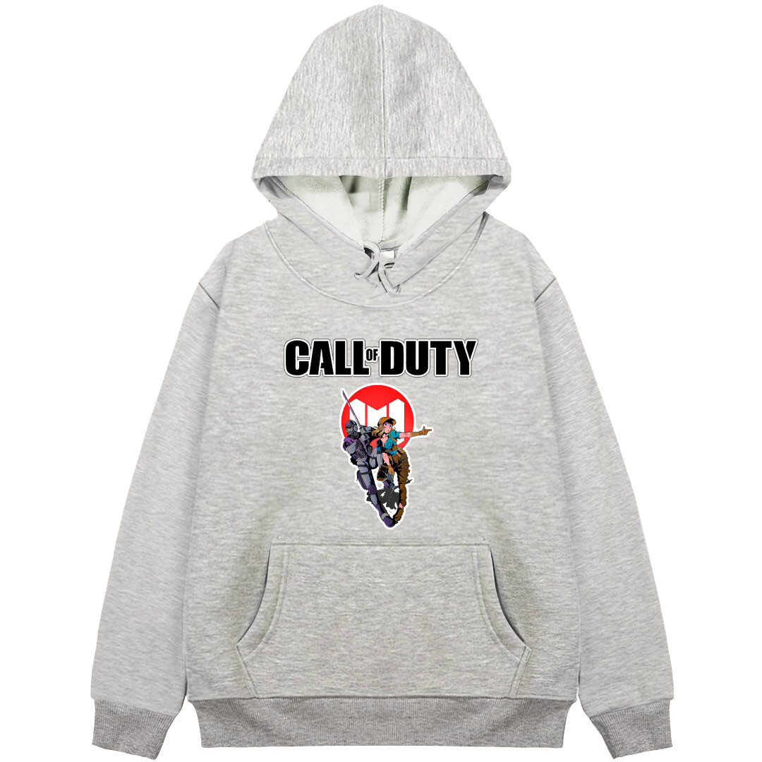 Call Of Duty Hoodie Hooded Sweatshirt Sweater Jacket - Ghost And Girl Comic Art