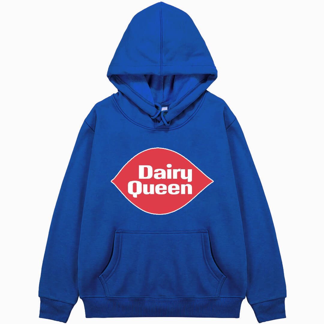 Dairy Queen Hoodie Hooded Sweatshirt Sweater Jacket - Dairy Queen Logo 1960-2007