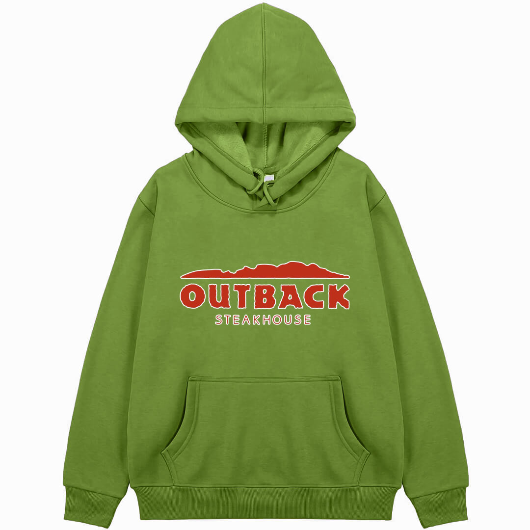 Outback Steakhouse Hoodie Hooded Sweatshirt Sweater Jacket - Outback Steakhouse Logo