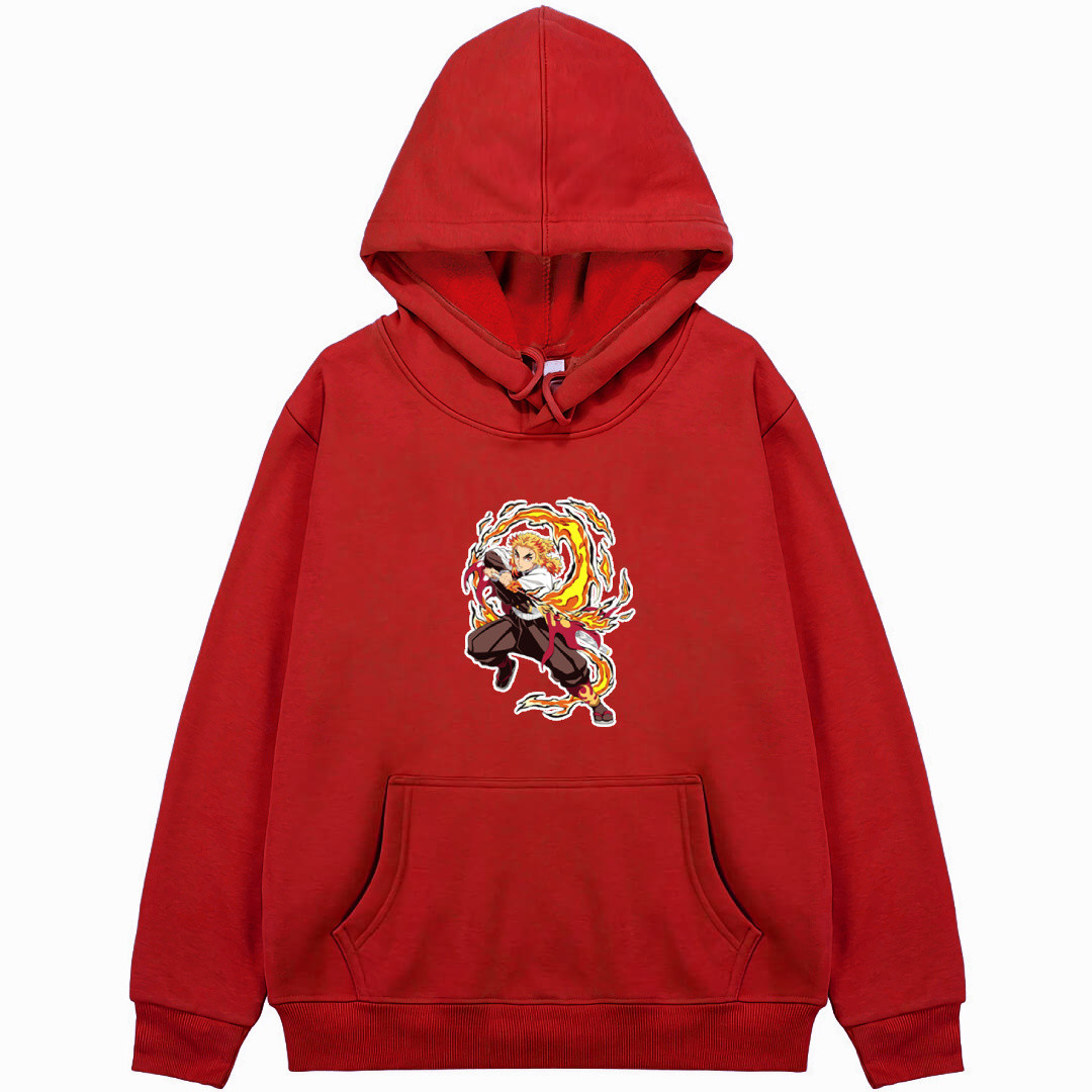 Demon Slayer Kyojuro Rengoku Hoodie Hooded Sweatshirt Sweater Jacket - Kyojuro Rengoku Sun Breathing