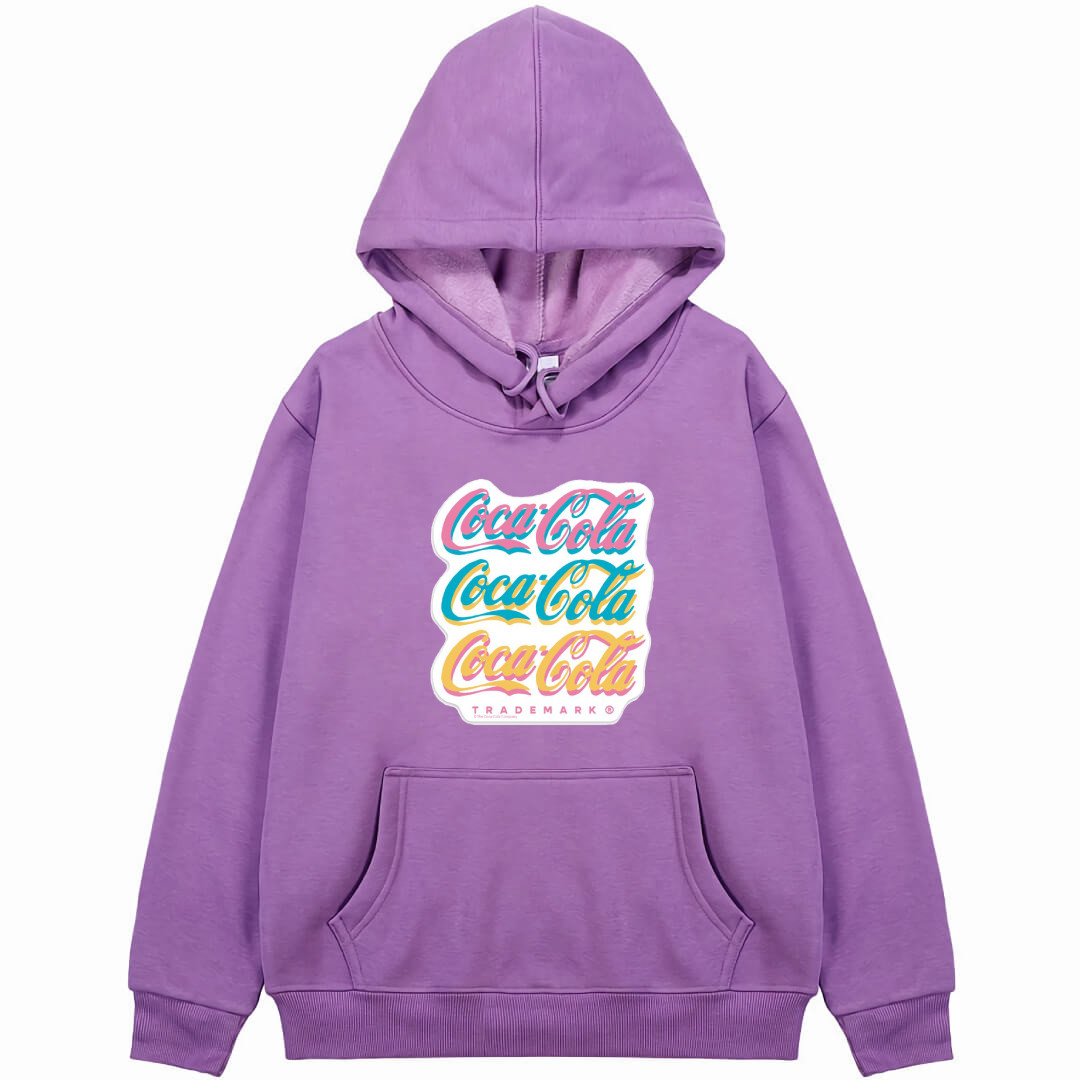 Coca-Cola Hoodie Hooded Sweatshirt Sweater Jacket - Coca-Cola Trademark Vinyl Sticker