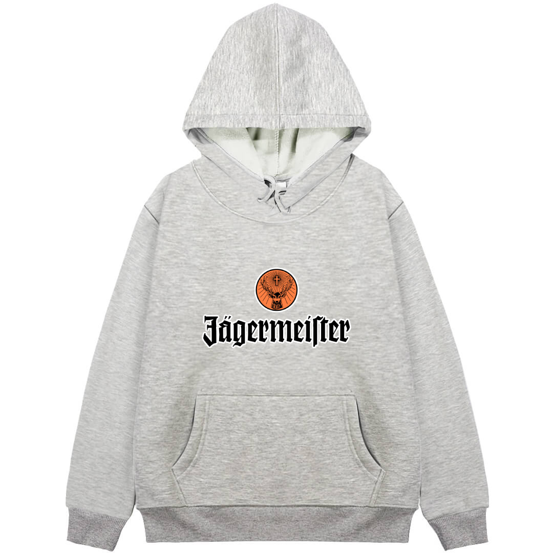 Jagermeister Hoodie Hooded Sweatshirt Sweater Jacket - Jagermeister Logo Vector Art