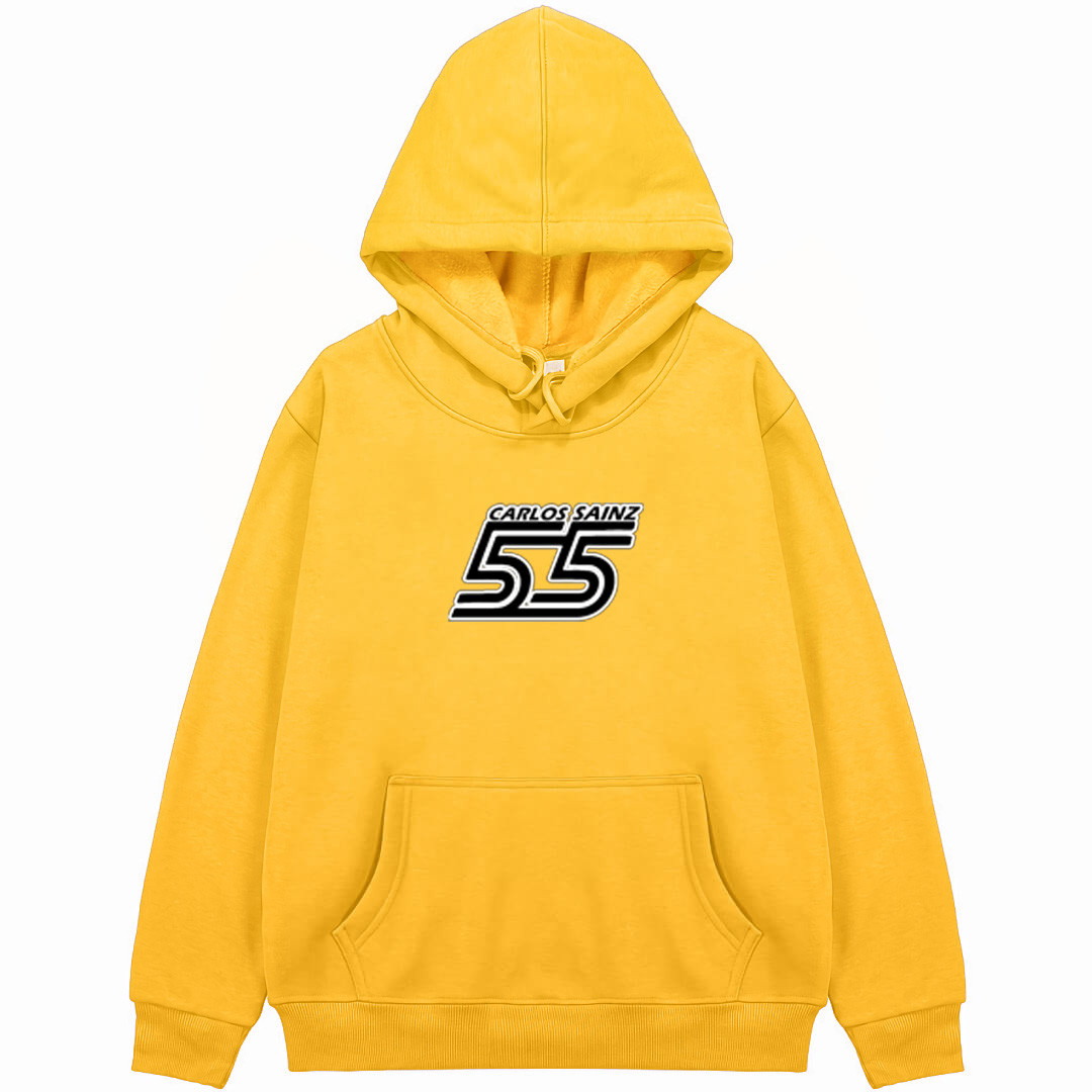 F1 Formula One Carlos Sainz Jr. Hoodie Hooded Sweatshirt Sweater Jacket - Carlos Sainz Jr. Logo
