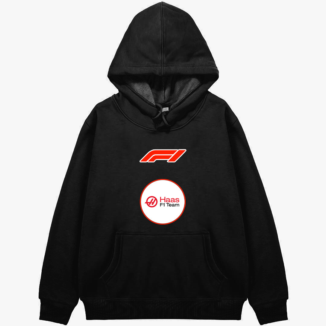 F1 Formula One Haas Team Hoodie Hooded Sweatshirt Sweater Jacket - Haas F1 Formula One Team