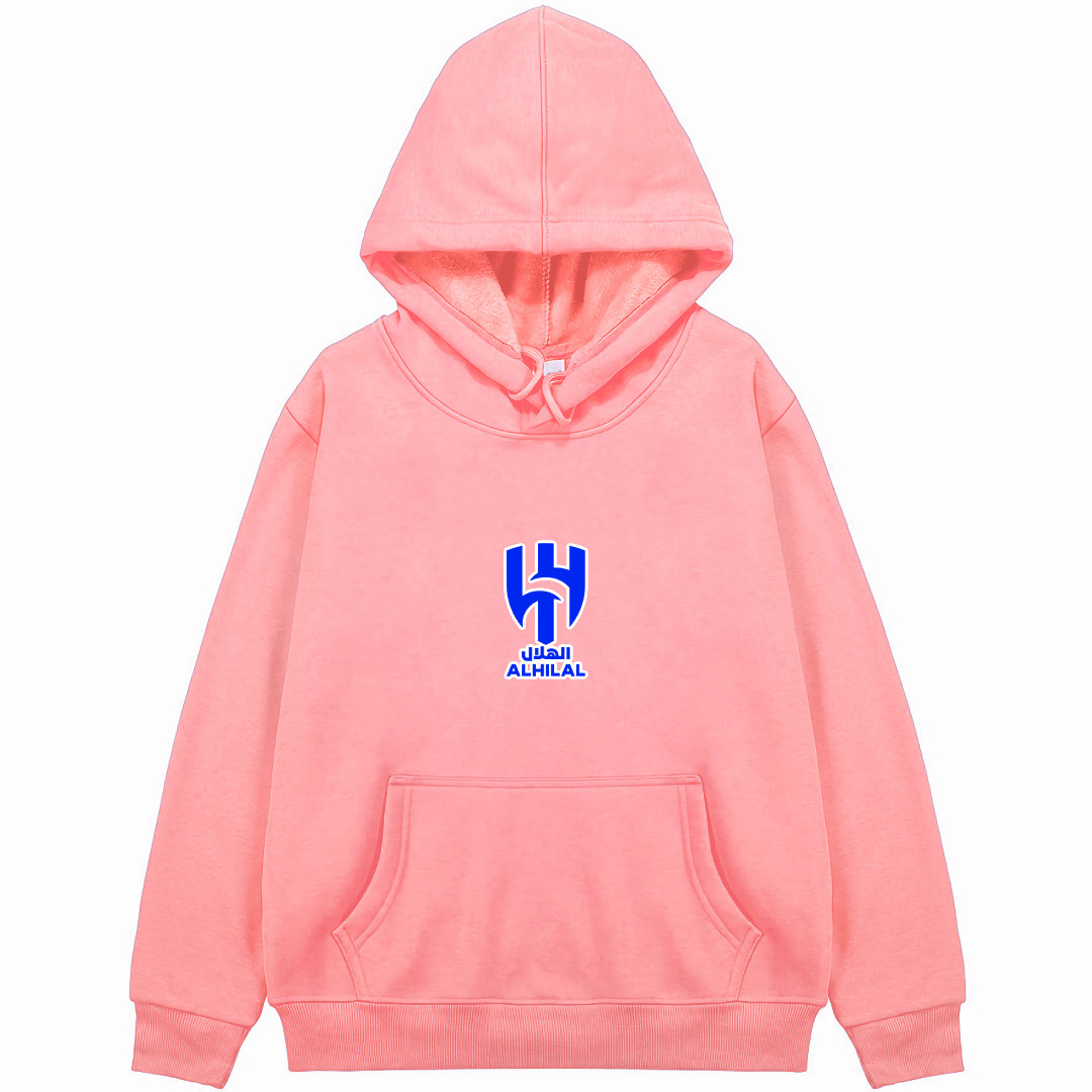 Al Hilal SFC Football Club Hoodie Hooded Sweatshirt Sweater Jacket - Al Hilal SFC Football Club Single Logo