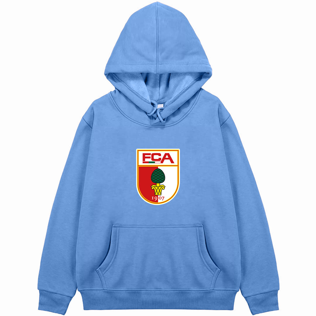 FC Augsburg Football Club Hoodie Hooded Sweatshirt Sweater Jacket - FC Augsburg Football ClubSingle Logo