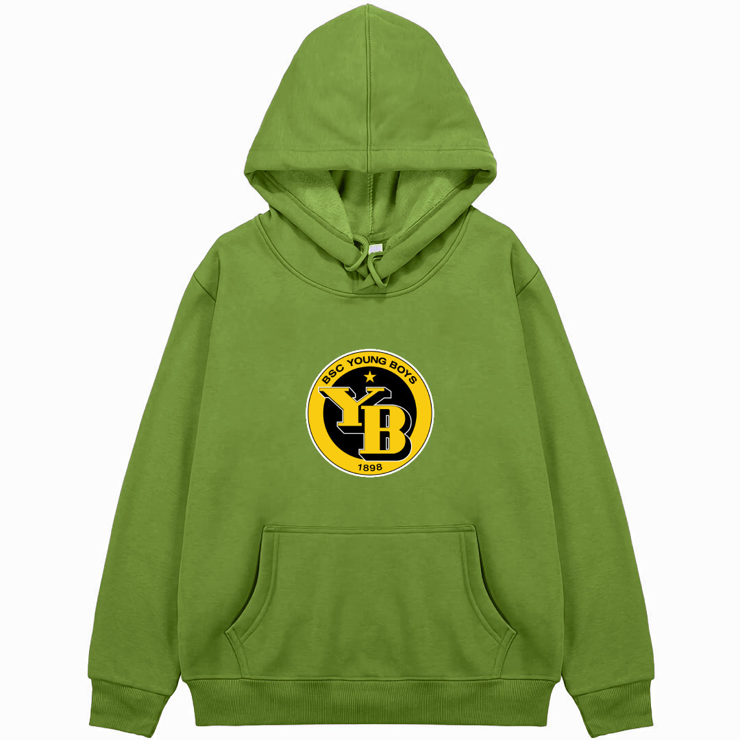 BSC Young Boys Football Club Hoodie Hooded Sweatshirt Sweater Jacket - BSC Young Boys Football Club Single Logo