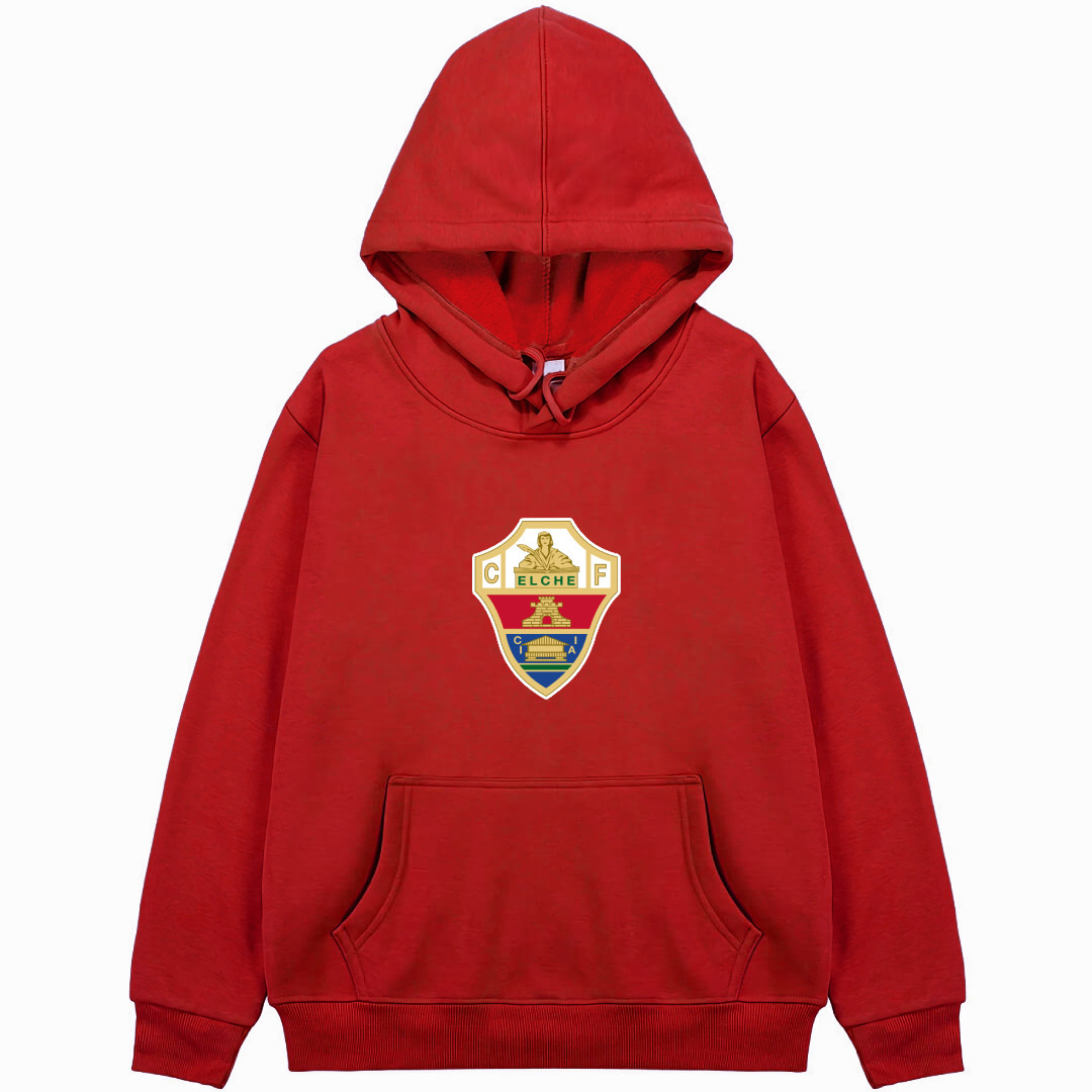 Elche CF Football Club Hoodie Hooded Sweatshirt Sweater Jacket - Elche CF Football Club Single Logo