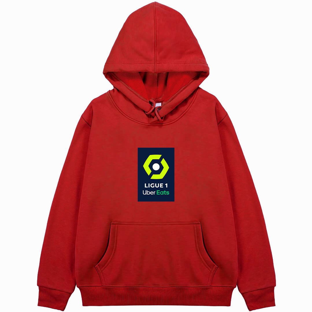 French Ligue 1 Hoodie Hooded Sweatshirt Sweater Jacket - French Ligue 1 Logo