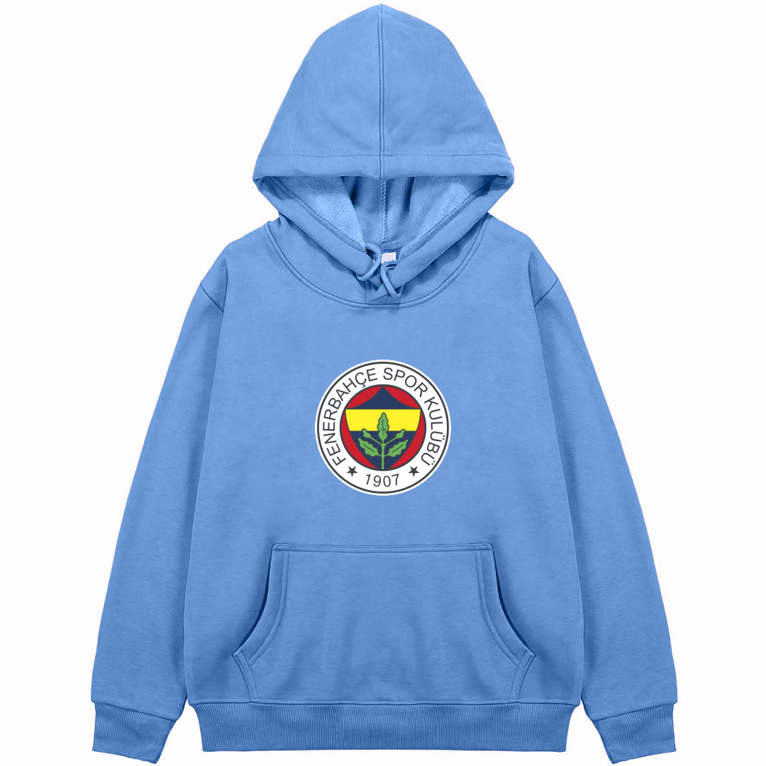 Fenerbahce SK Football Club Hoodie Hooded Sweatshirt Sweater Jacket - Fenerbahce SK Football Club Single Logo