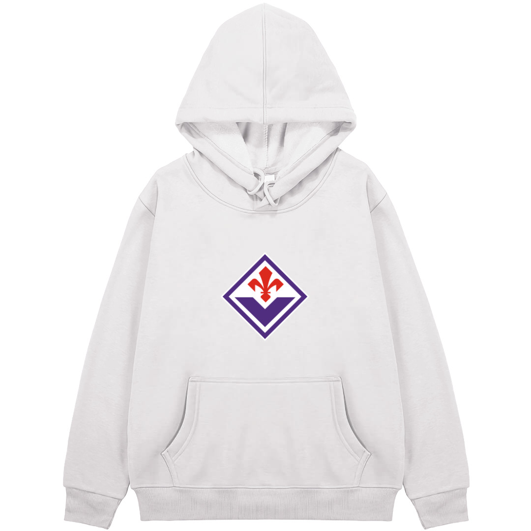 ACF Fiorentina Football Club Hoodie Hooded Sweatshirt Sweater Jacket - ACF Fiorentina Football Club Single Logo