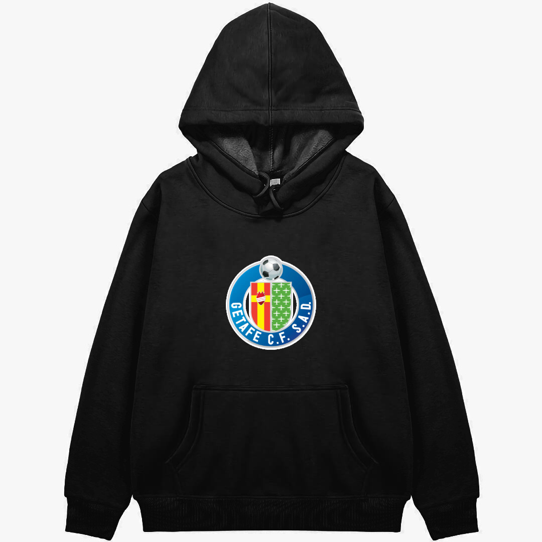 Getafe CF Football Club Hoodie Hooded Sweatshirt Sweater Jacket - Getafe CF Football Club Single Logo