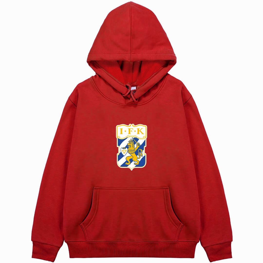 IFK Goteborg Football Club Hoodie Hooded Sweatshirt Sweater Jacket - IFK Goteborg Football Club Single Logo