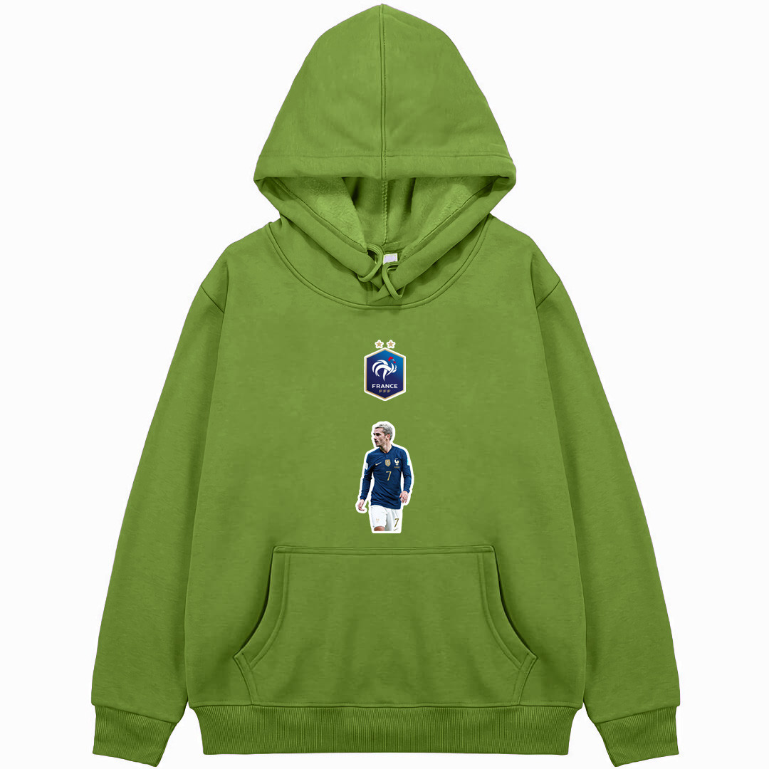 Antoine Griezmann Hoodie Hooded Sweatshirt Sweater Jacket - Antoine Griezmann France National Team Walking Sticker Art