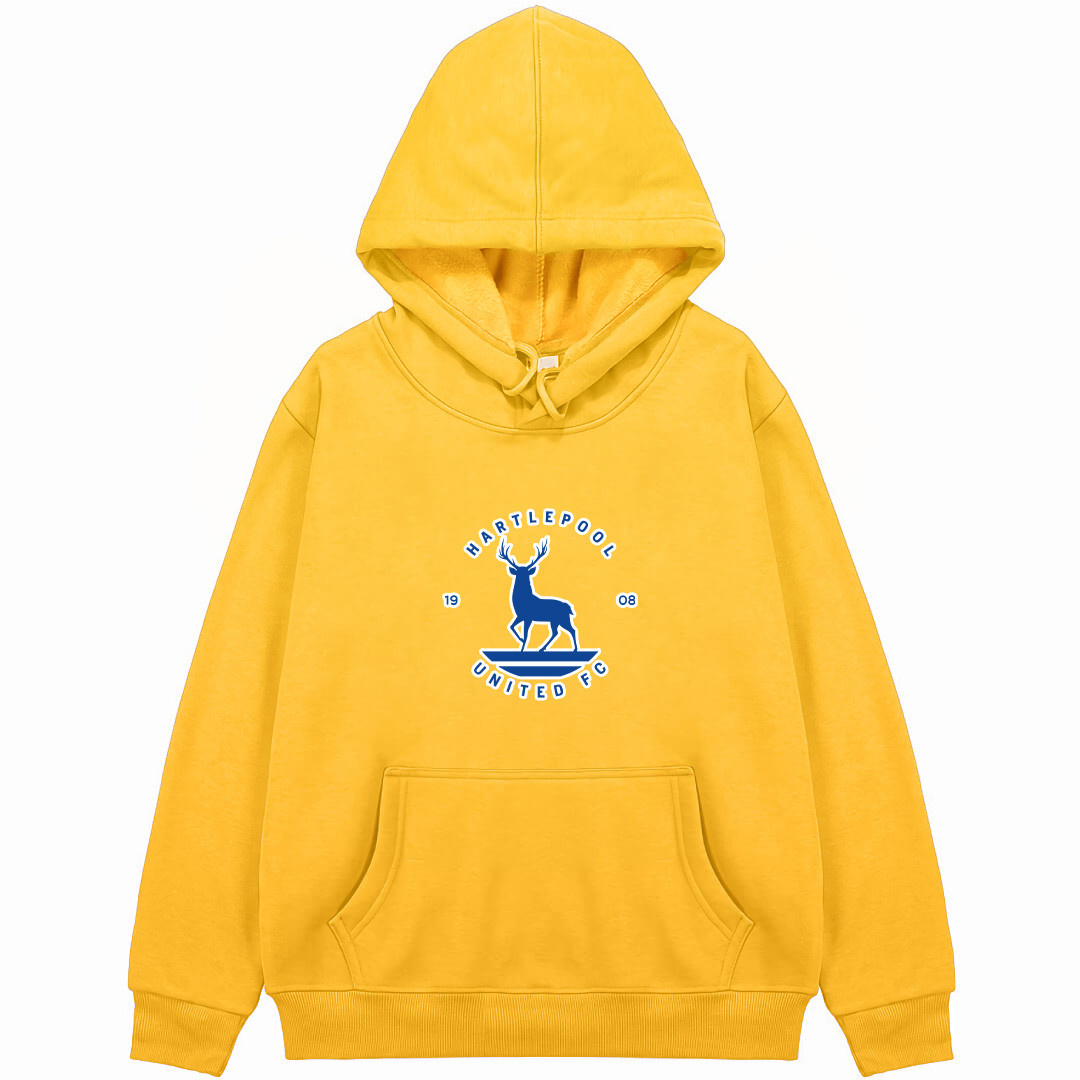 Harrogate Town AFC Football Club Hoodie Hooded Sweatshirt Sweater Jacket - Harrogate Town AFC Football Club Single Logo