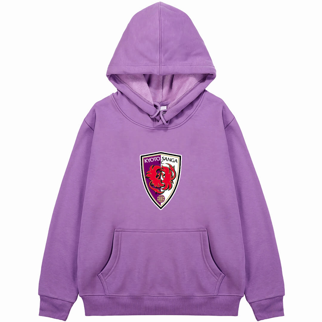 Kyoto Sanga F.C. Football Club Hoodie Hooded Sweatshirt Sweater Jacket - Kyoto Sanga F.C. Football Club Single Logo