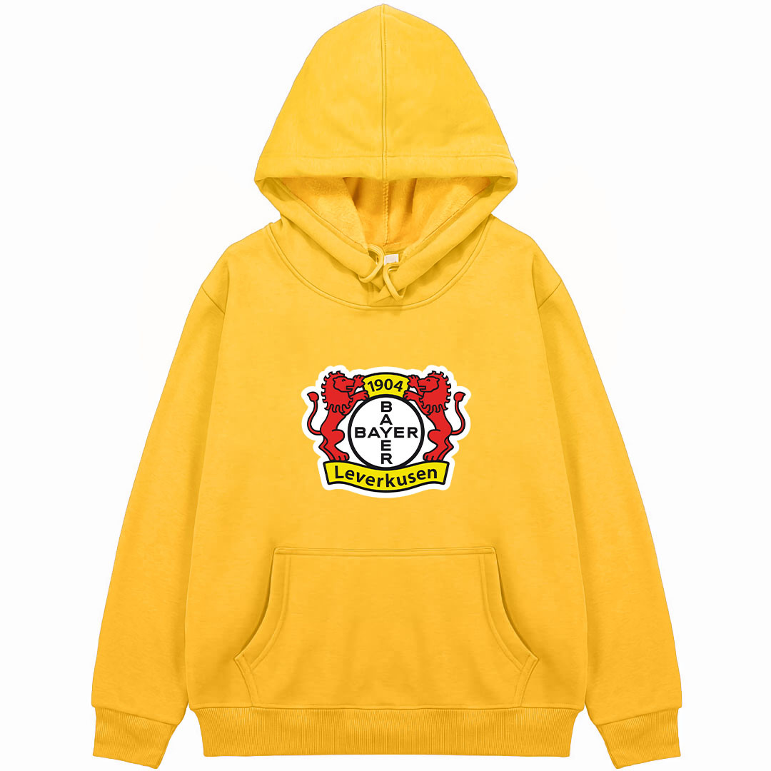 Bayer 04 Leverkusen Football Club Hoodie Hooded Sweatshirt Sweater Jacket - Bayer 04 Leverkusen Football Club Single Logo
