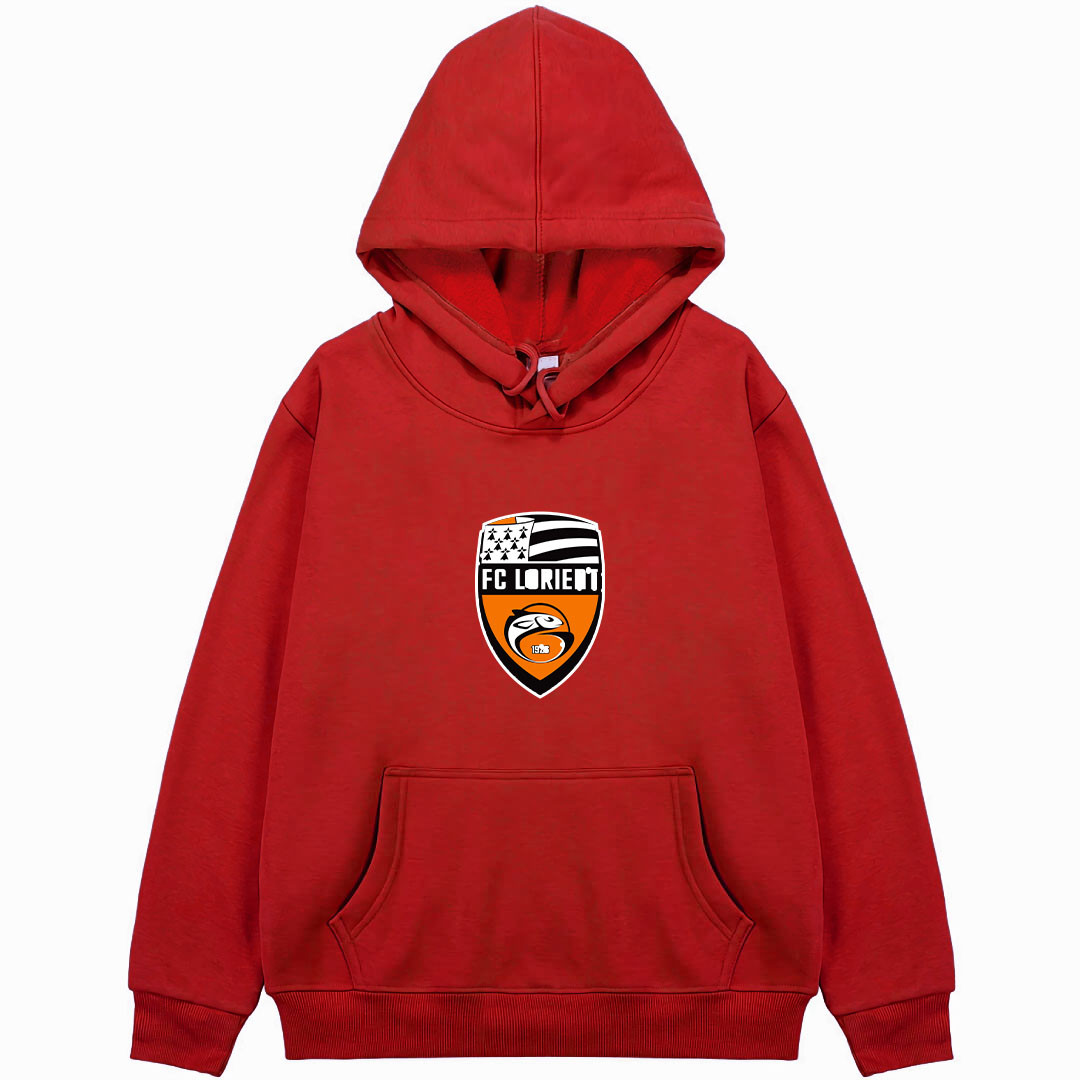 FC Lorient Football Club Hoodie Hooded Sweatshirt Sweater Jacket - FC Lorient Football Club Single Logo