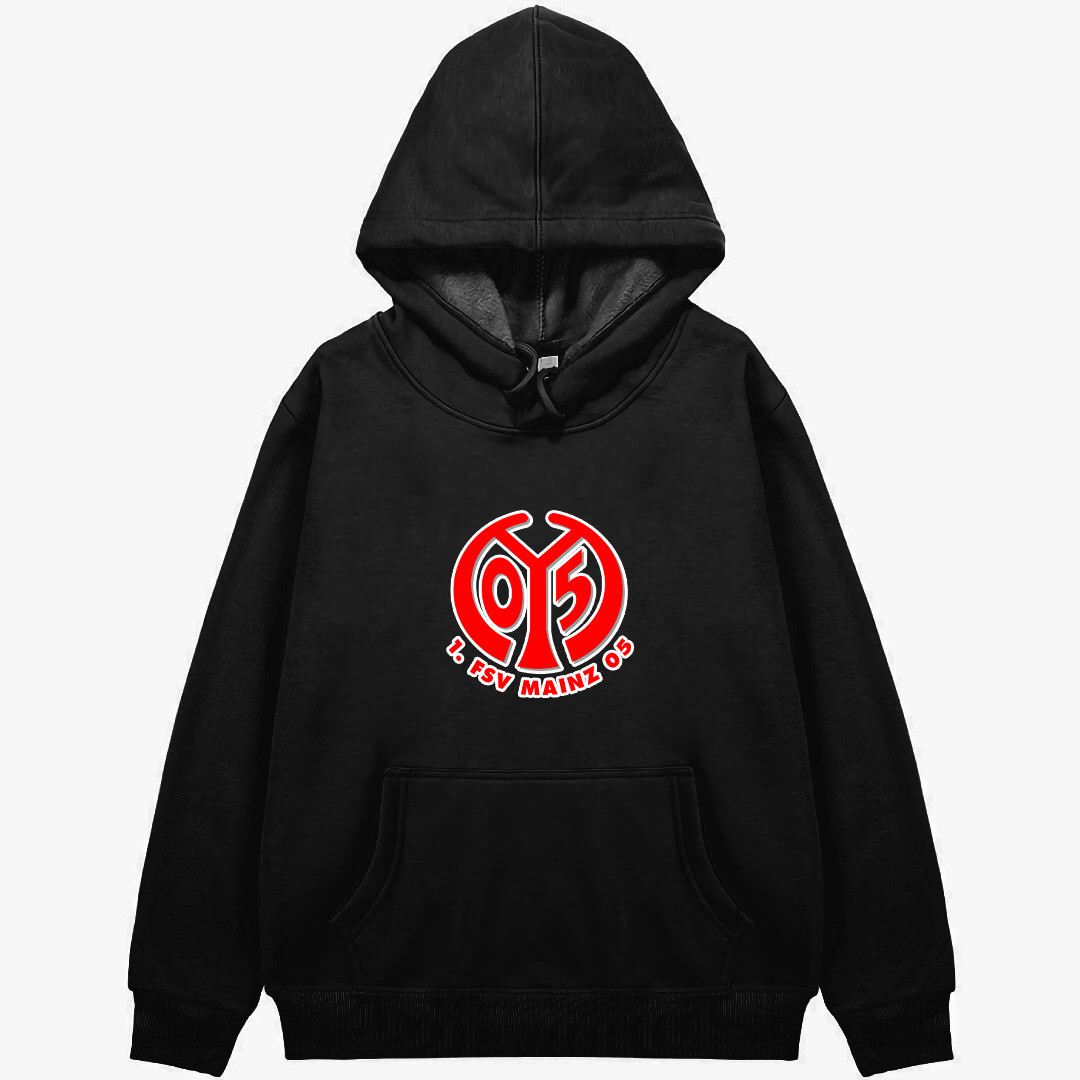 FSV Mainz 05 Football Club Hoodie Hooded Sweatshirt Sweater Jacket - FSV Mainz 05 Football Club Single Logo