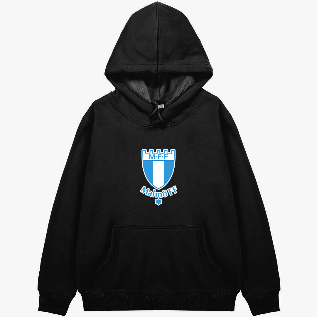 Malmo FF Football Club Hoodie Hooded Sweatshirt Sweater Jacket - Malmo FF Football Club Single Logo